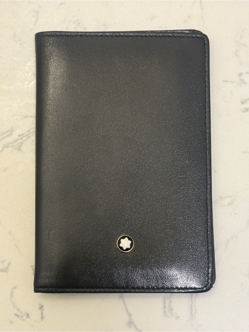 Mont Blanc leather card holder wallet for men